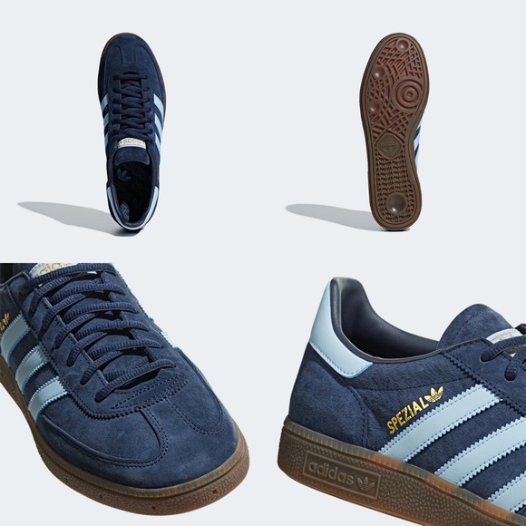 ADIDAS Originals Handball Spezial Sneakers in Navy | Size US MEN 6 / US WOMEN 7 - Picture 3 of 14